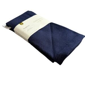 Threshold Navy Blue Cotton Cloth Napkins Set of 4 Reusable Washable Table Linens